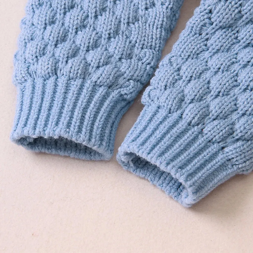 0-24M Newborn Baby Knitted Sweater Jumpsuits