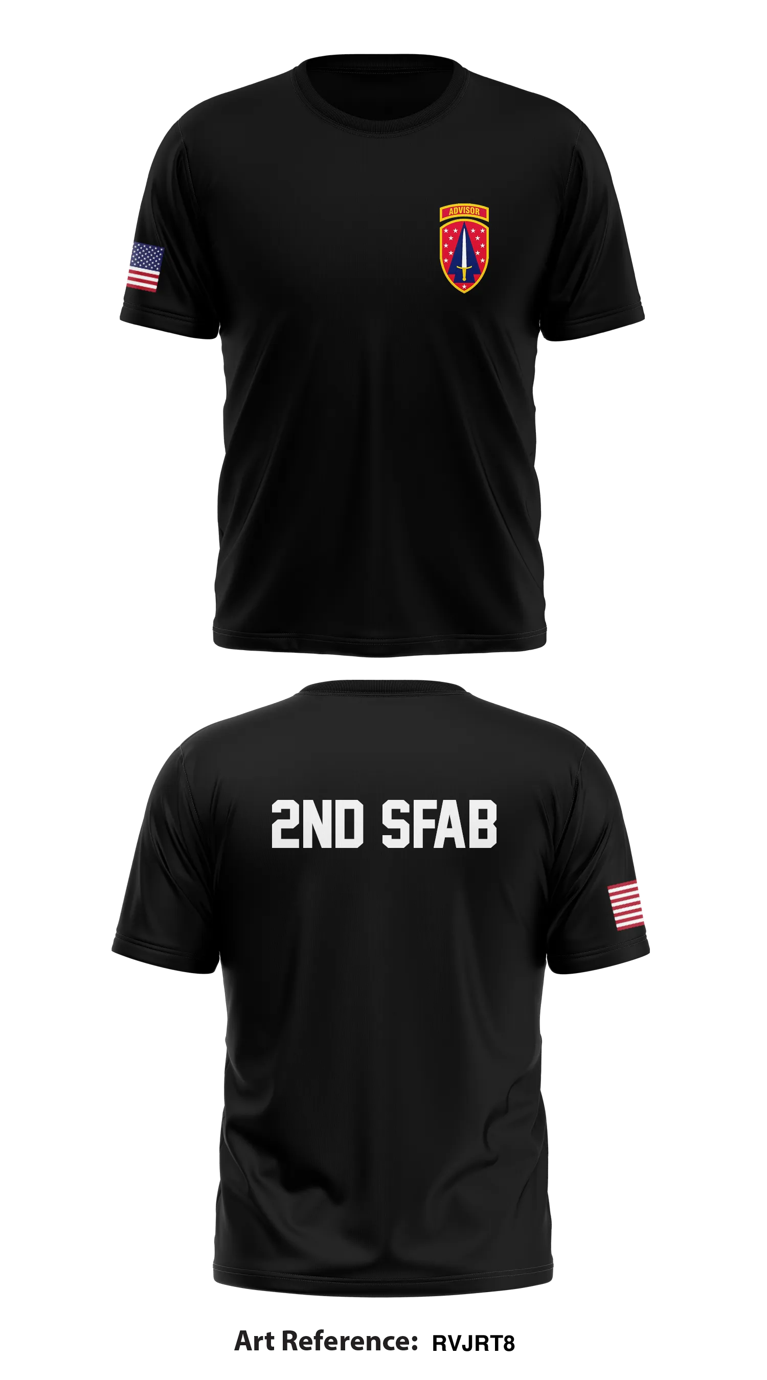 2nd SFAB Store 2 Core Men's SS Performance Tee - Rvjrt8