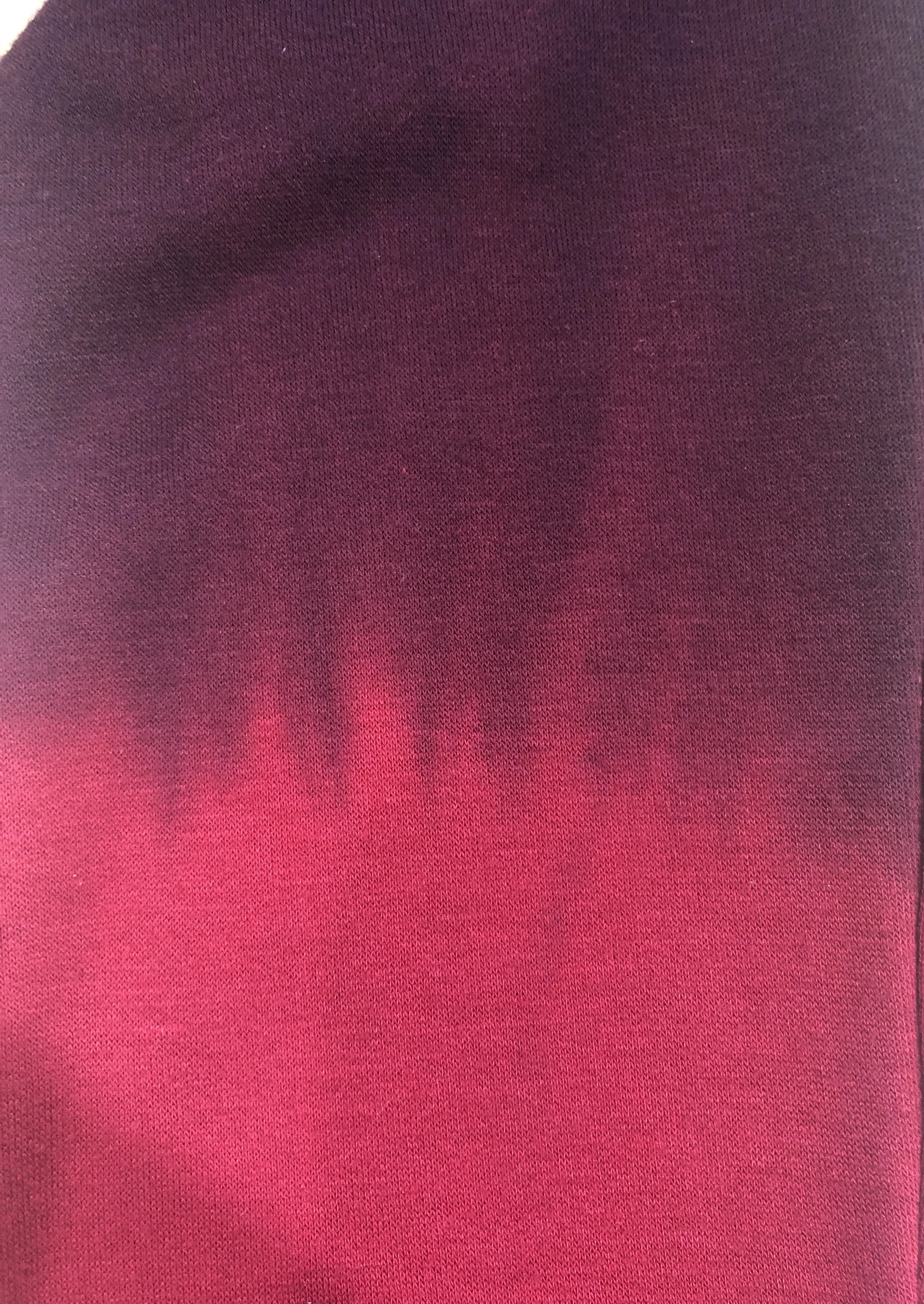 *2nds*- Red Ombre Hoodie