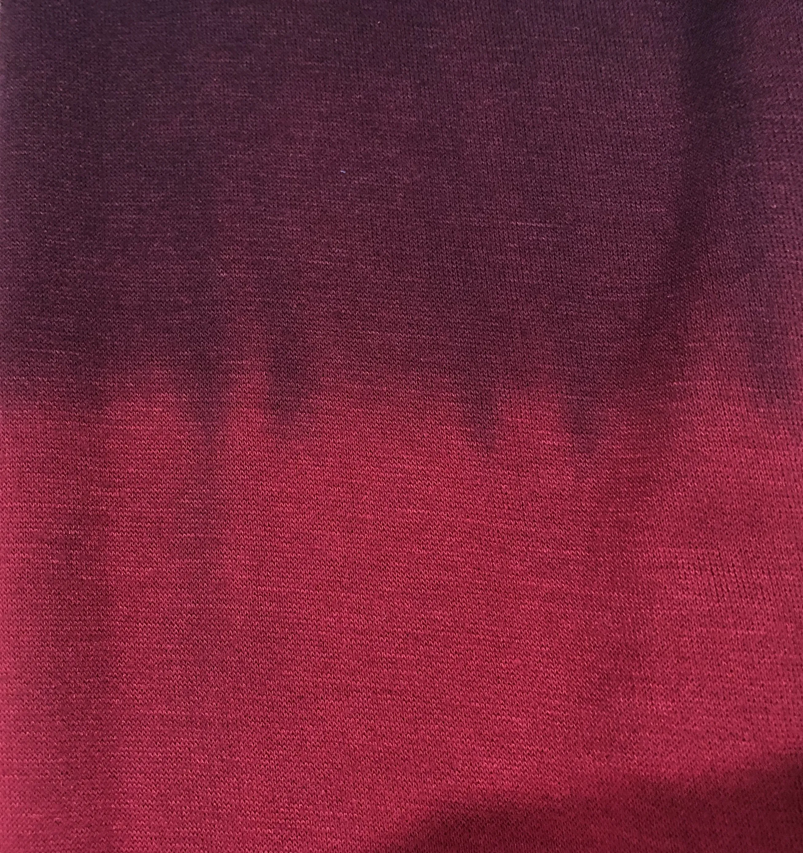 *2nds*- Red Ombre Hoodie