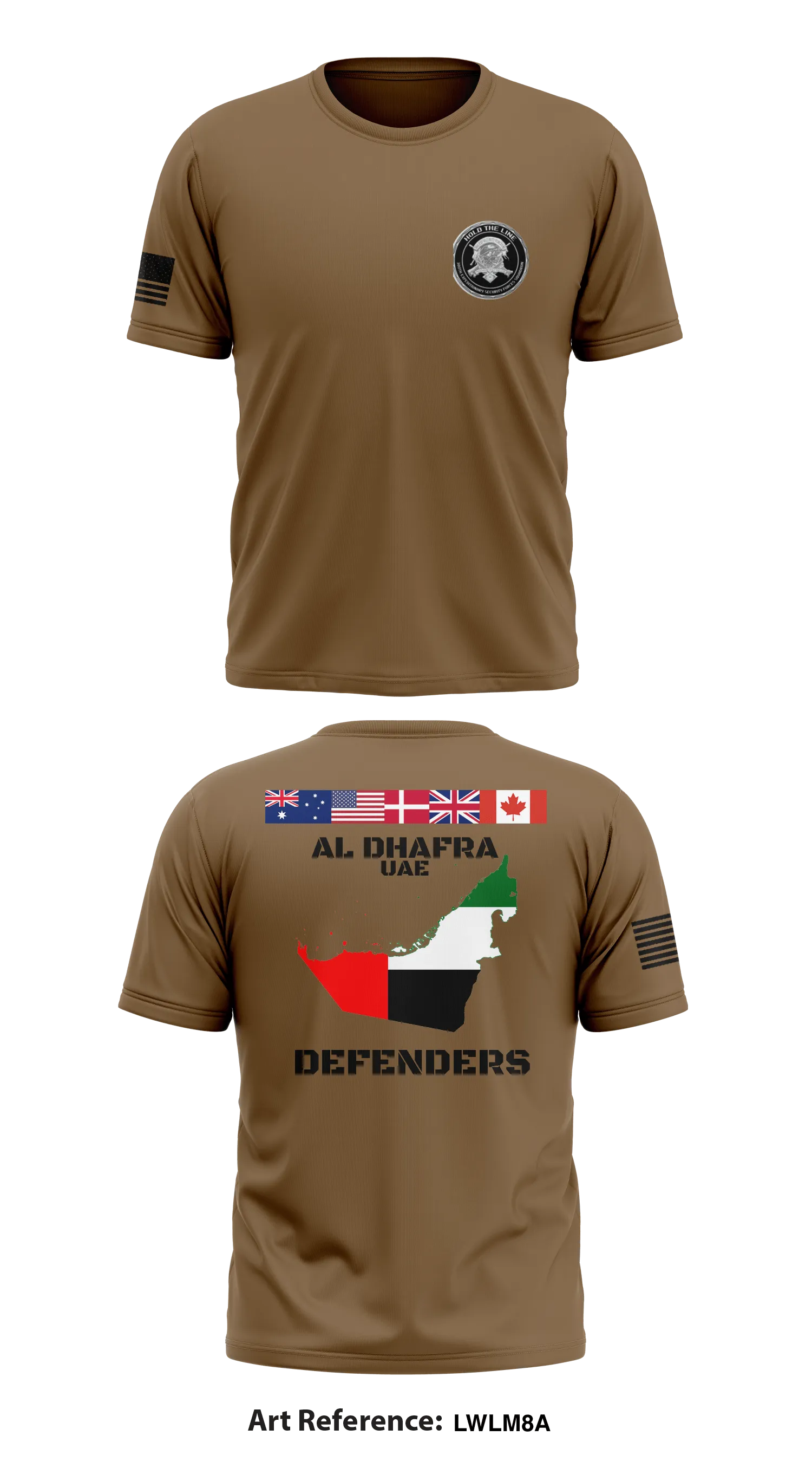 380th Expeditionary Security Forces Squadron Core Men's SS Performance Tee - LWLM8A