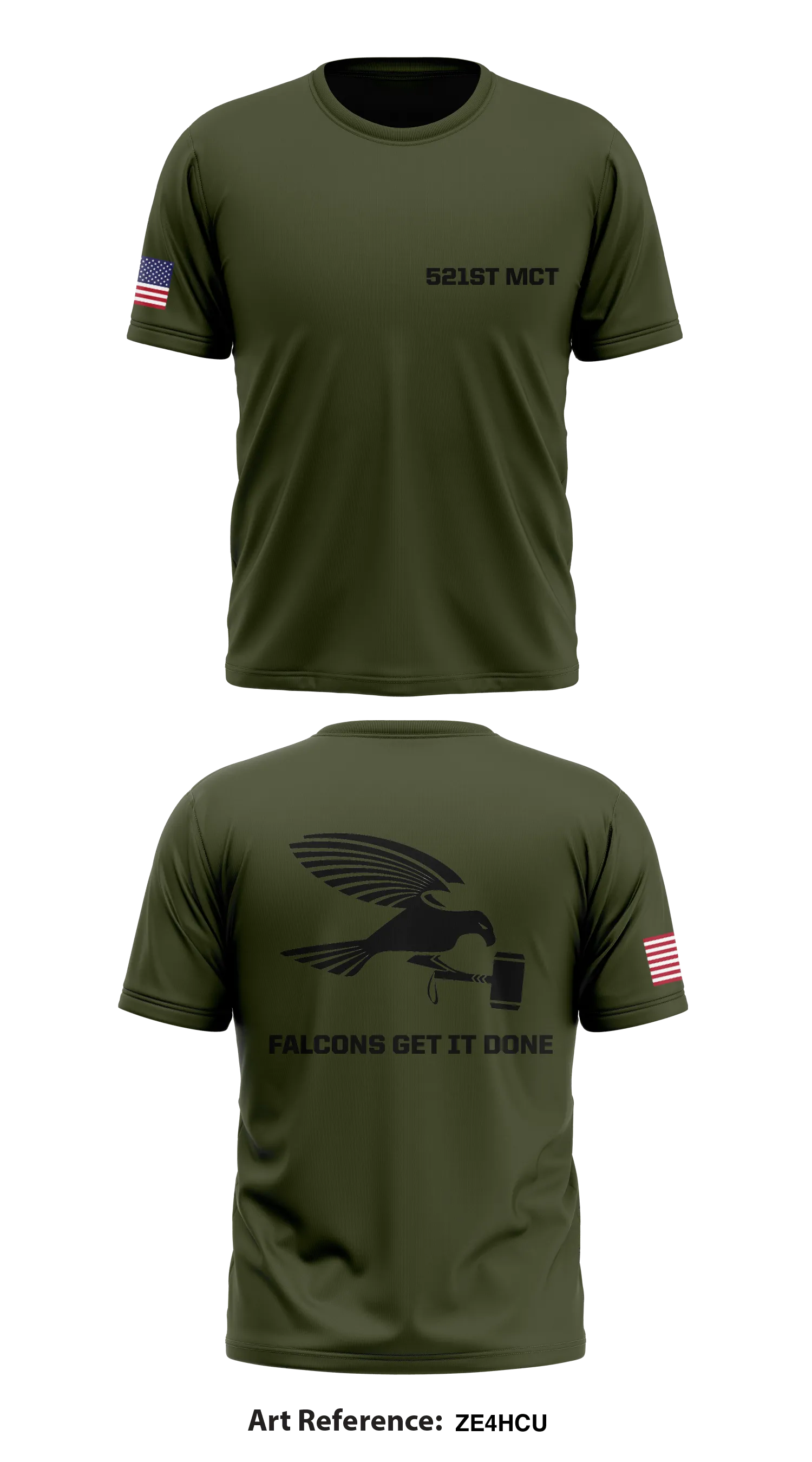 521st Movement Control Team (MCT) Store 1 Core Men's SS Performance Tee - Ze4hCU