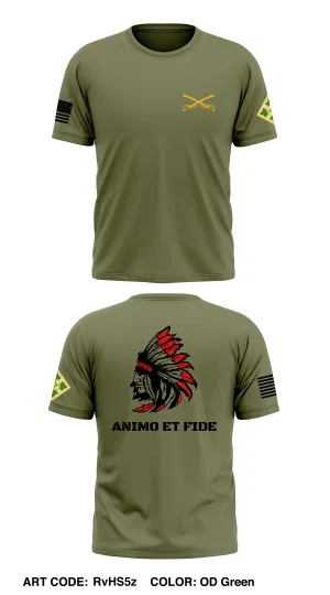 A TRP, 2-1 CAV, 4ID Store 1 Core Men's SS Performance Tee - RvHS5z