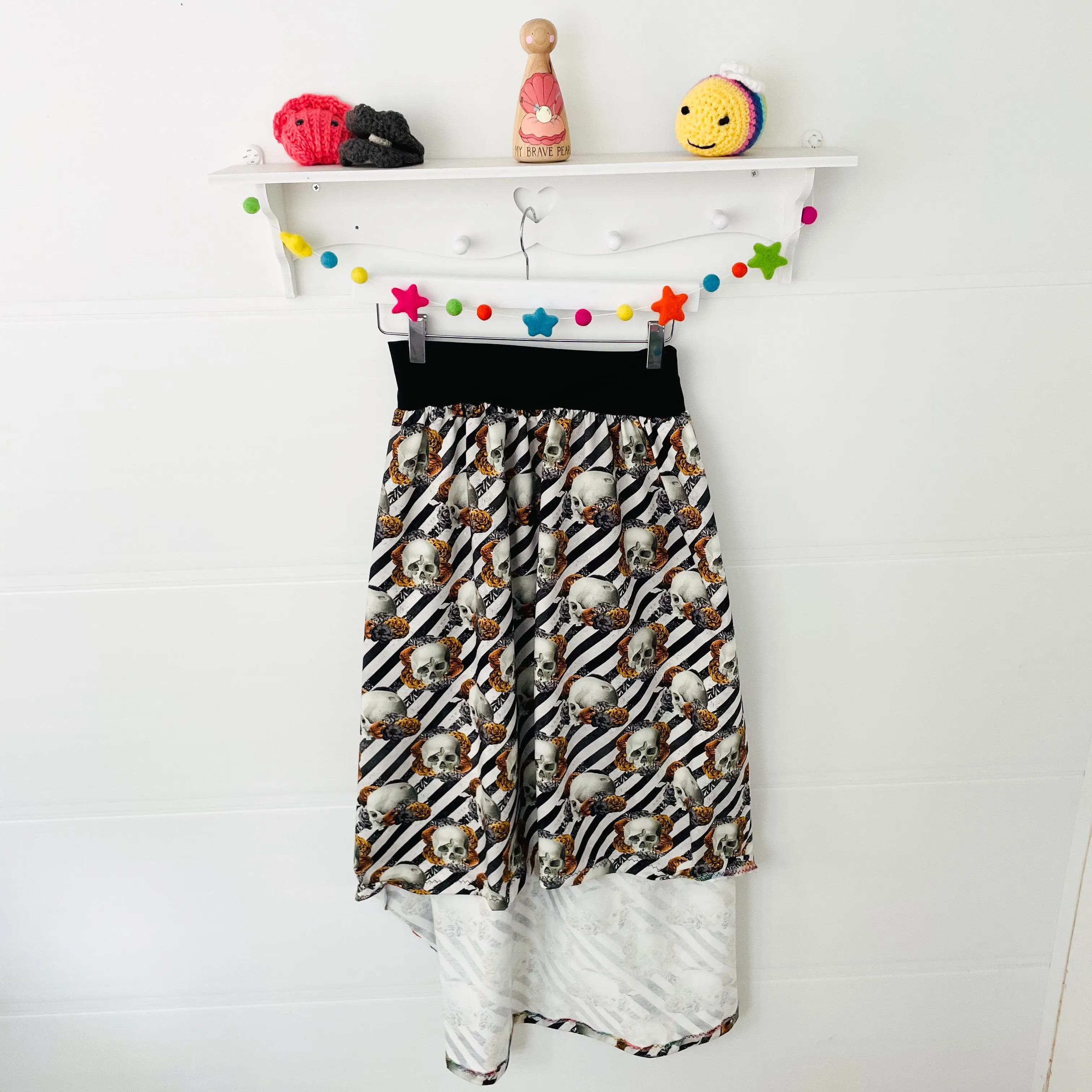 Adults Drop Hem Maxi Skirt