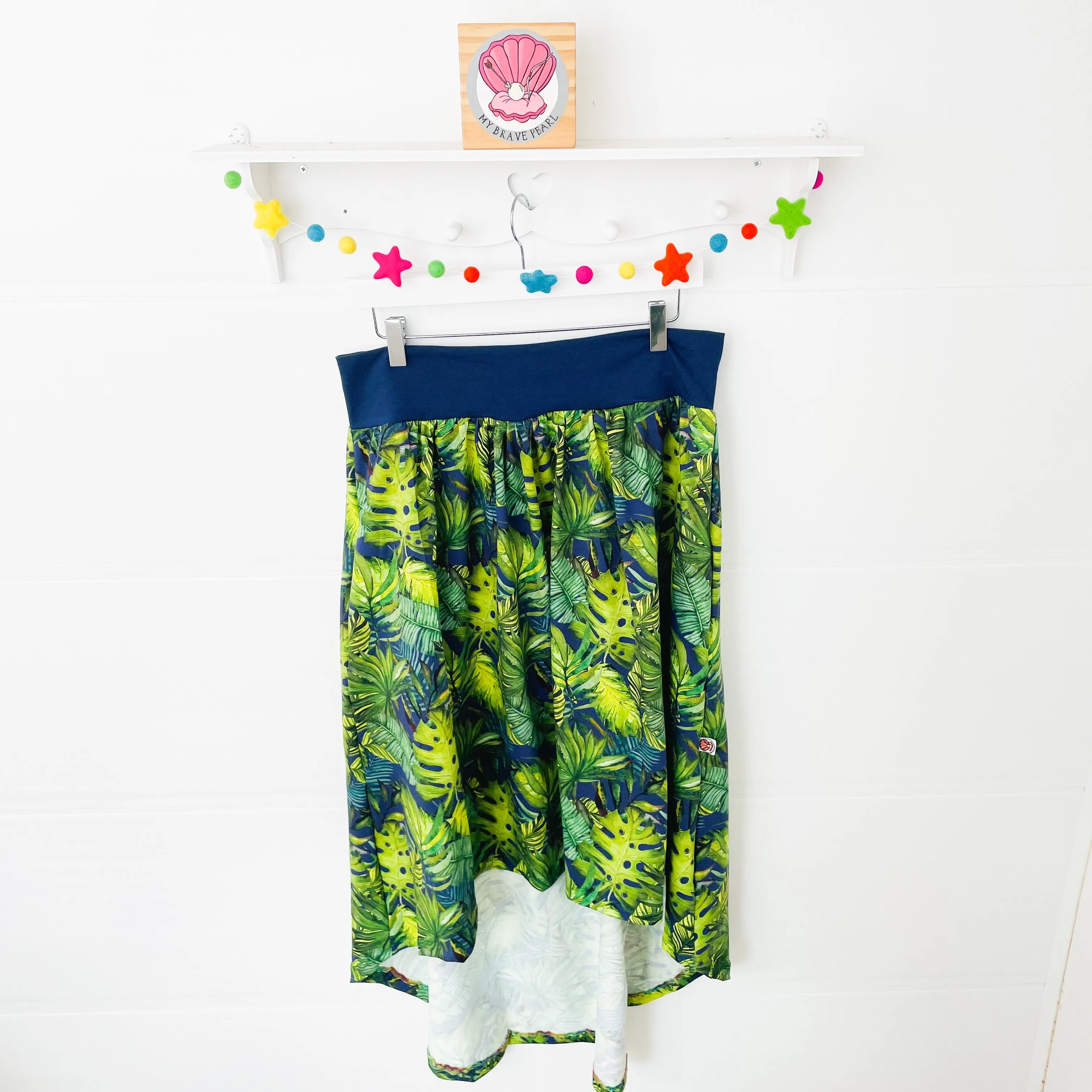 Adults Drop Hem Maxi Skirt