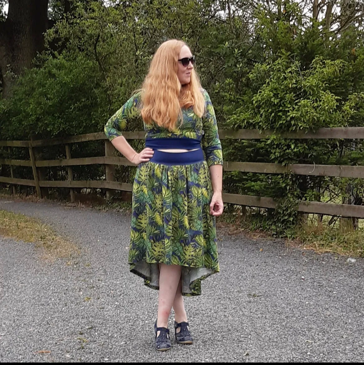 Adults Drop Hem Maxi Skirt