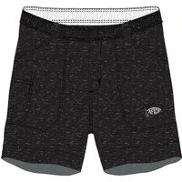AFTCO LADIES STRETCH ORIGINAL FISHING SHORT - BLACK HEATHER