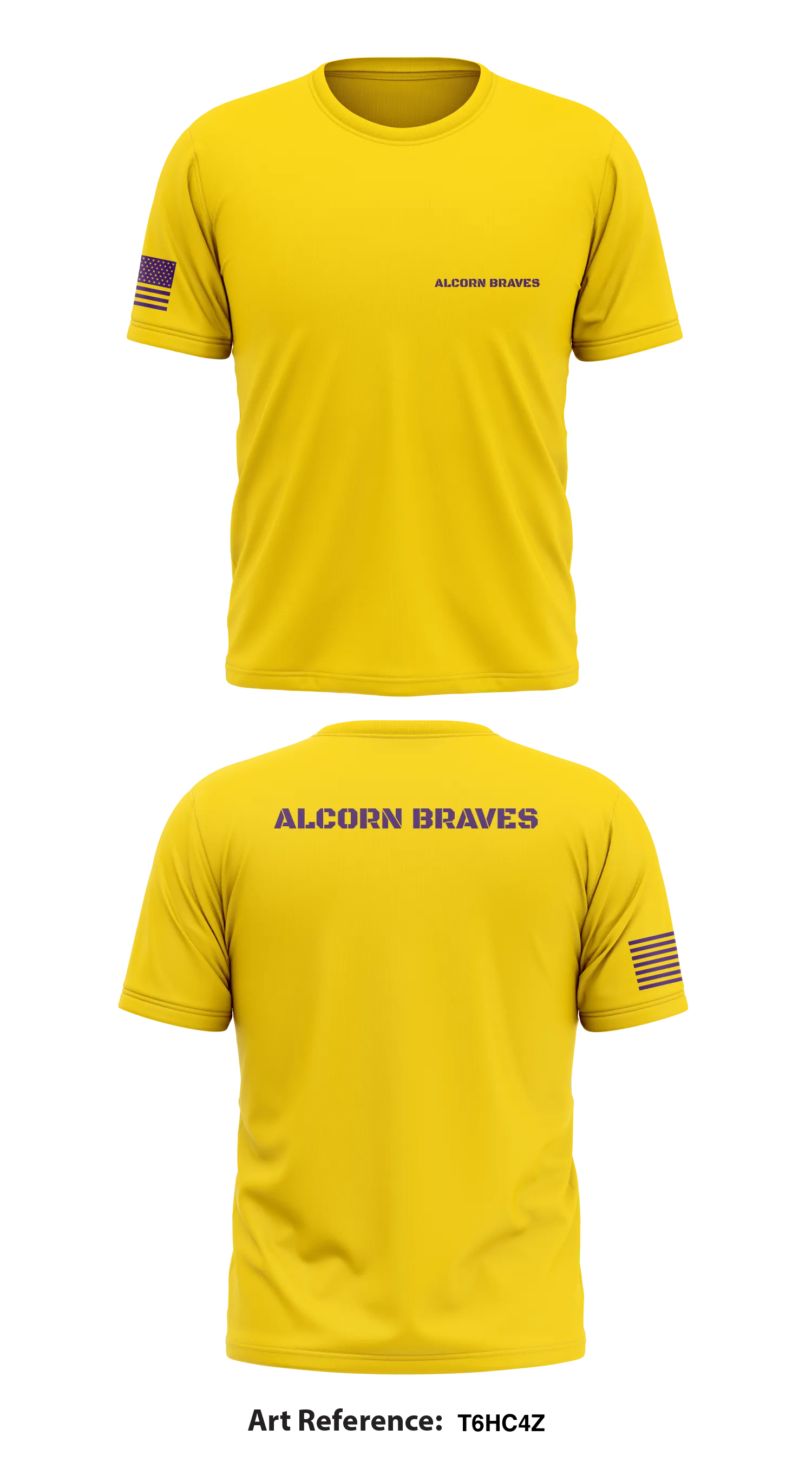 Alcorn Braves  Store 1 Core Men's SS Performance Tee - T6hC4Z