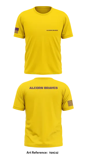 Alcorn Braves  Store 1 Core Men's SS Performance Tee - T6hC4Z