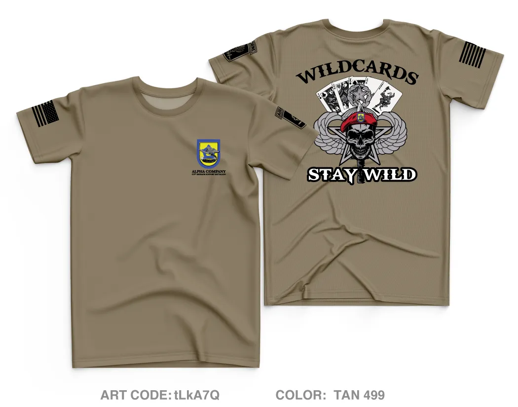 Alpha Company 173RD BSB, 173RD IBCT (A) Core Men's SS Performance Tee - tLkA7Q