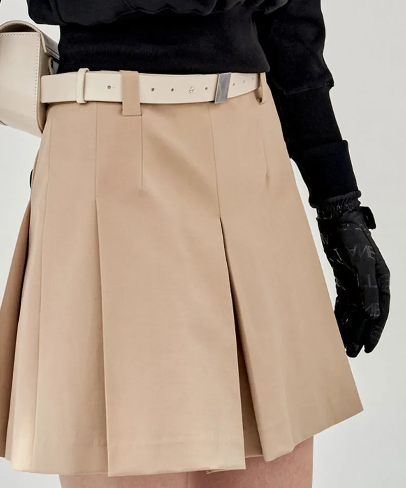 Anell Golf Mu Culotte Pants - Sand Beige