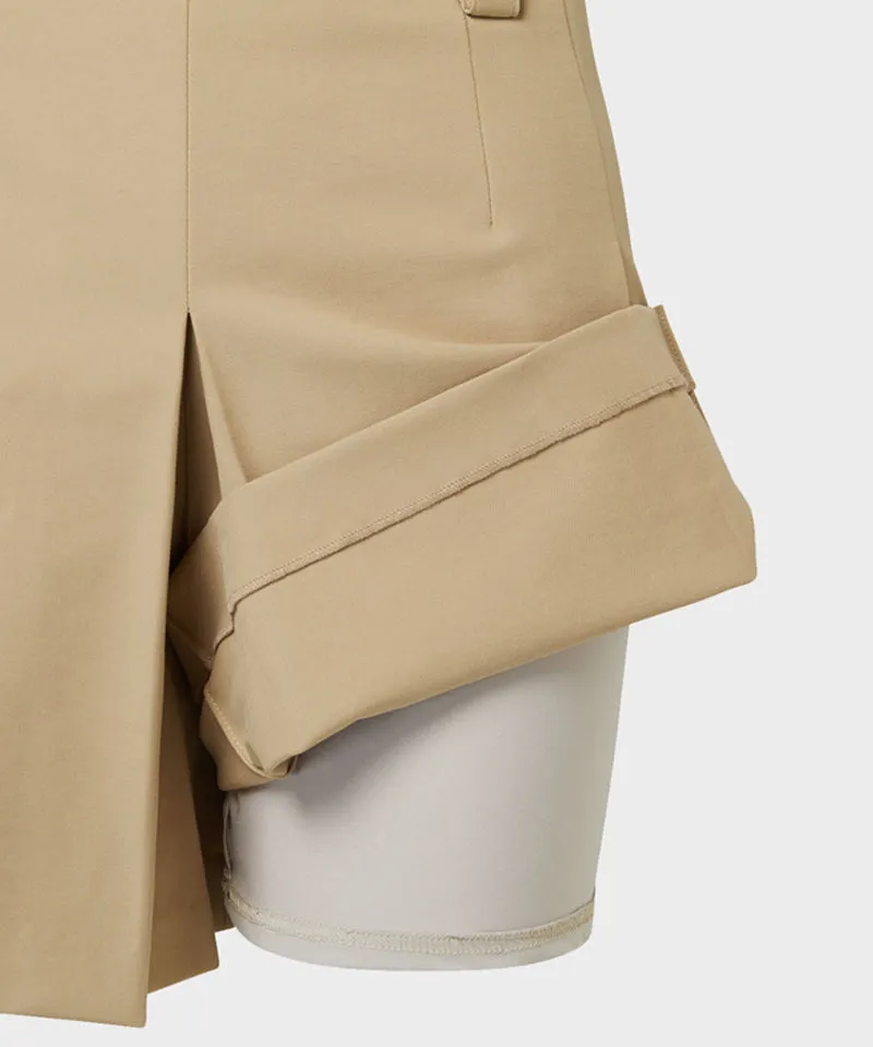 Anell Golf Mu Culotte Pants - Sand Beige