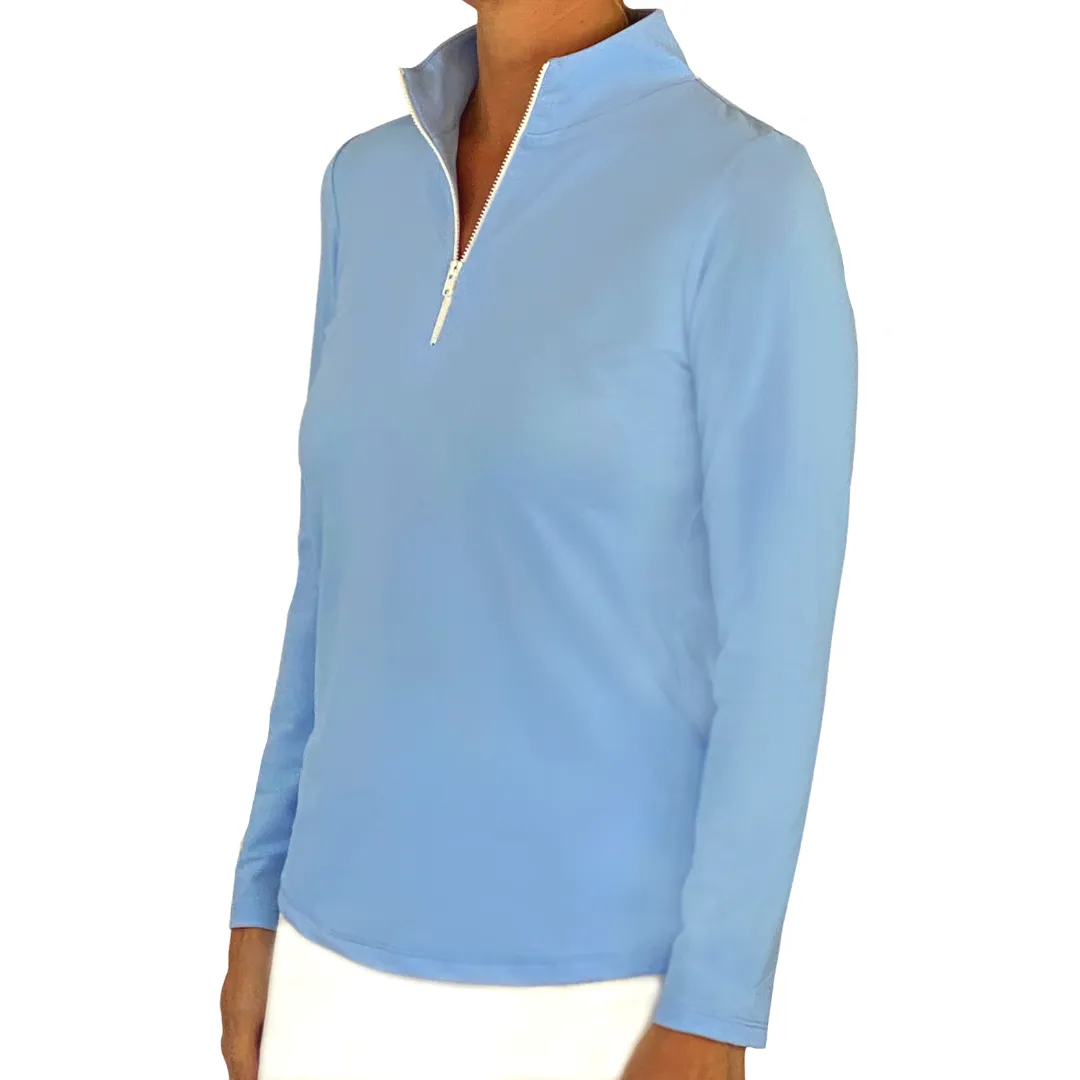 Anna Maria Pullover in Light Blue