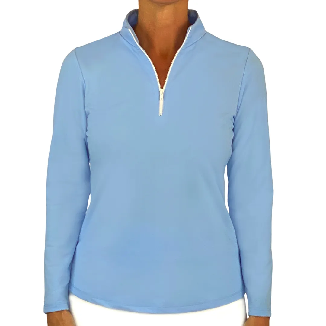 Anna Maria Pullover in Light Blue