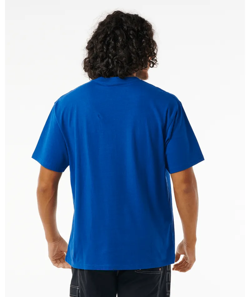 ARCHIVE OCEAN TECH TEE - COBALT NAVY