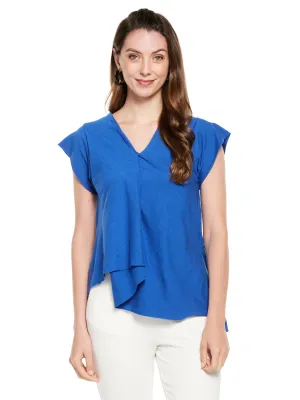 Asymmetrical Cotton Modal Top