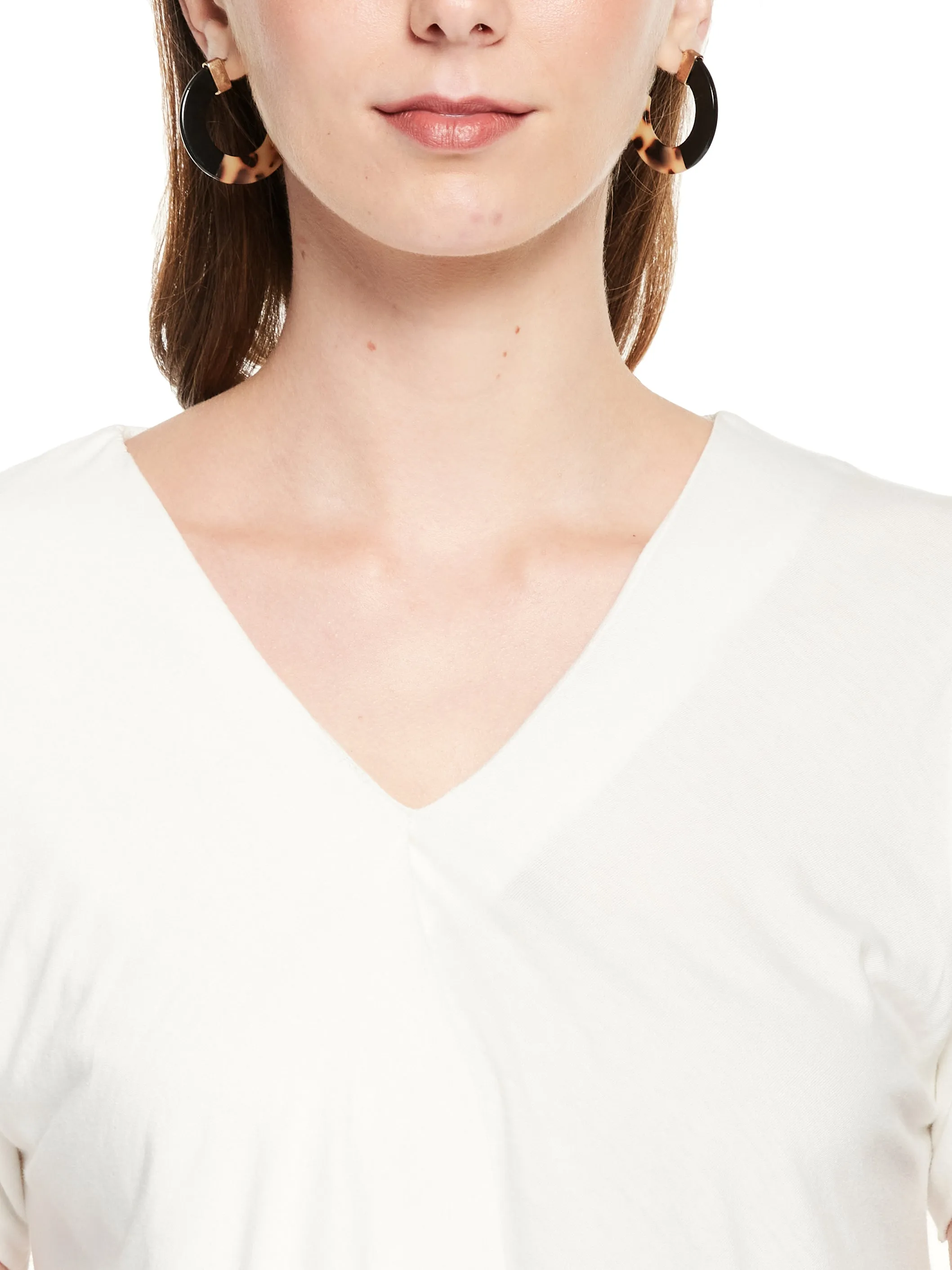 Asymmetrical Cotton Modal Top