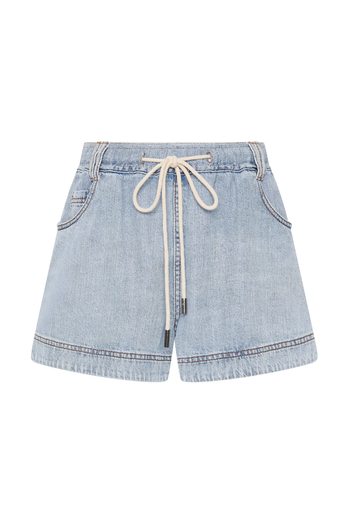 Aura Flared Denim Short