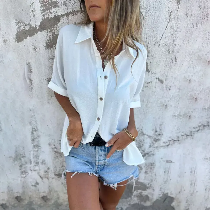 Ava Relaxed Fit Linen Shirt