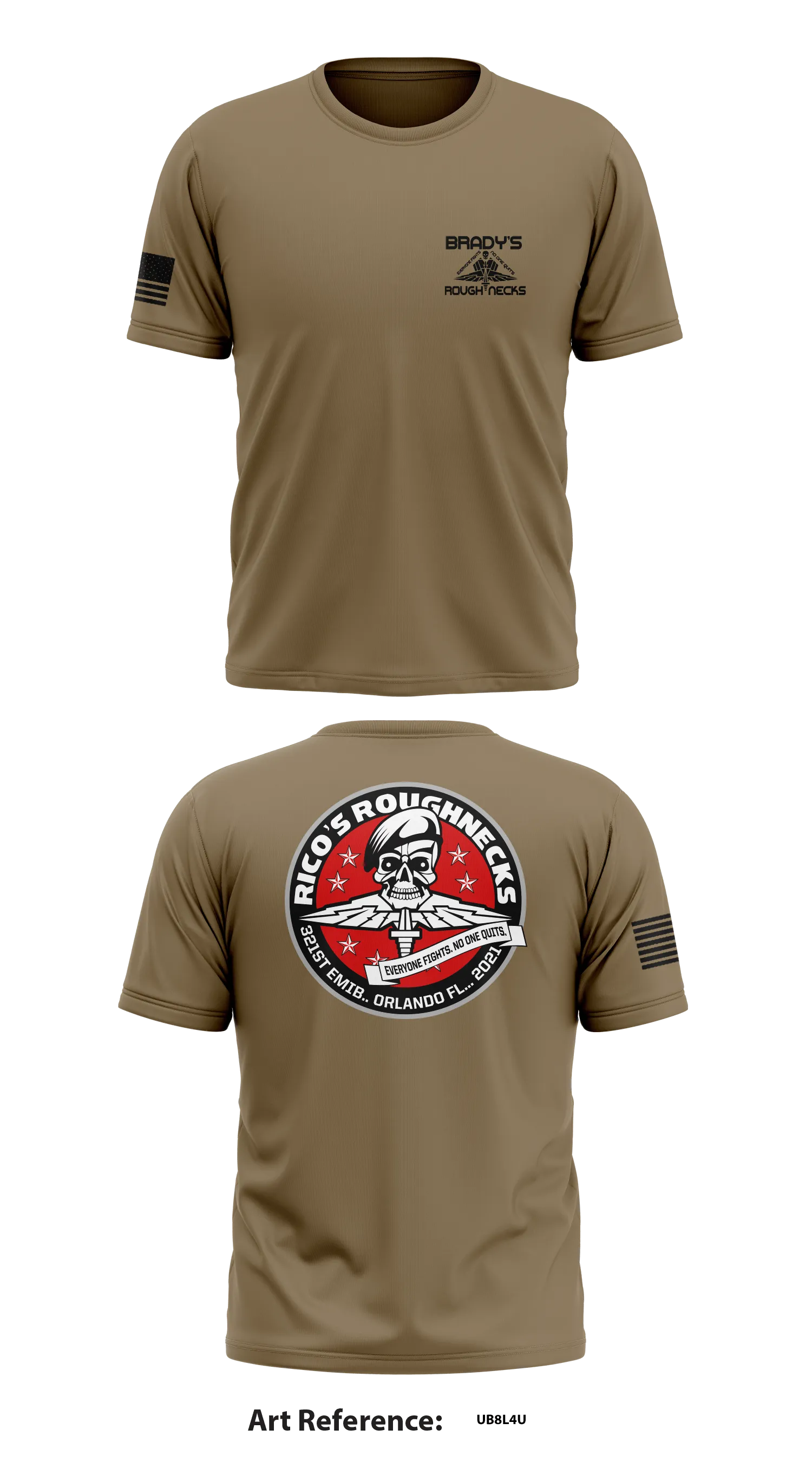 B Co, 321st EMIB Store 1 Core Men's SS Performance Tee - Ub8L4U