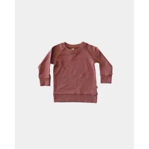 Baby Sprouts Rosewood Raglan Sweatshirt