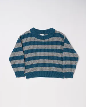 Banks Jumper - Denim Stripe