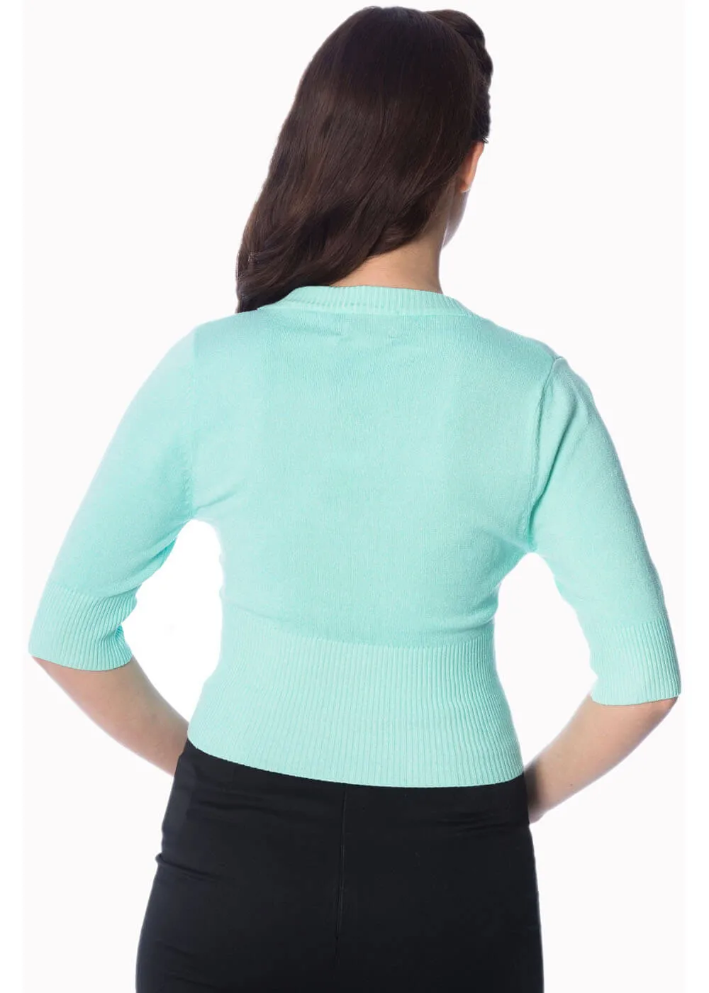 Banned Overload 50's Cardigan Mint Color