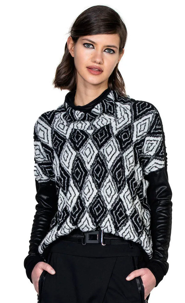 Beate Heymann Knit Rhombus Top
