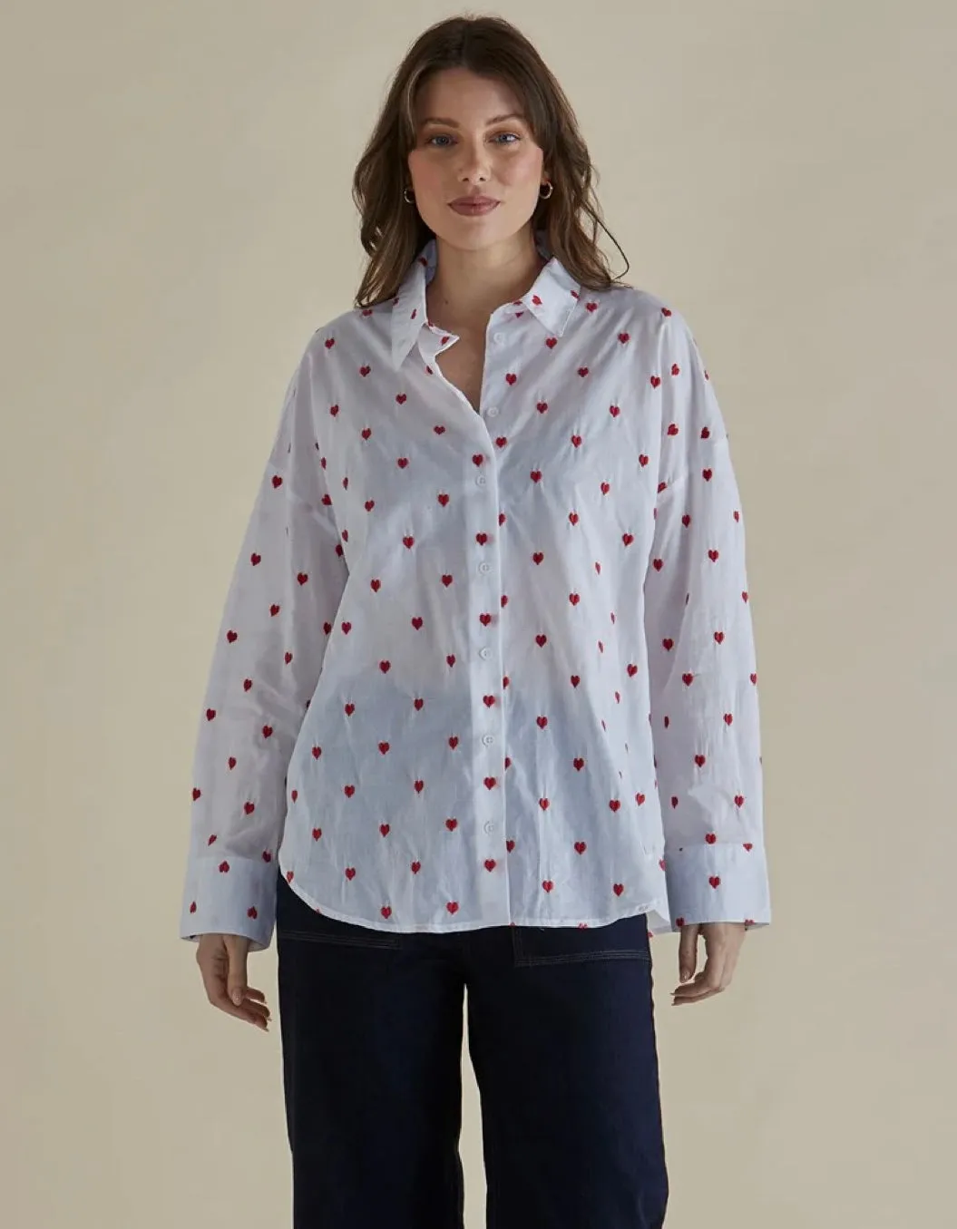 Betty Basics - Sage Shirt - Red Heart