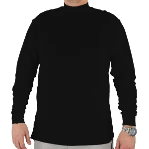 Big & Tall Lord Daniel Black Mock Neck - 1200-42