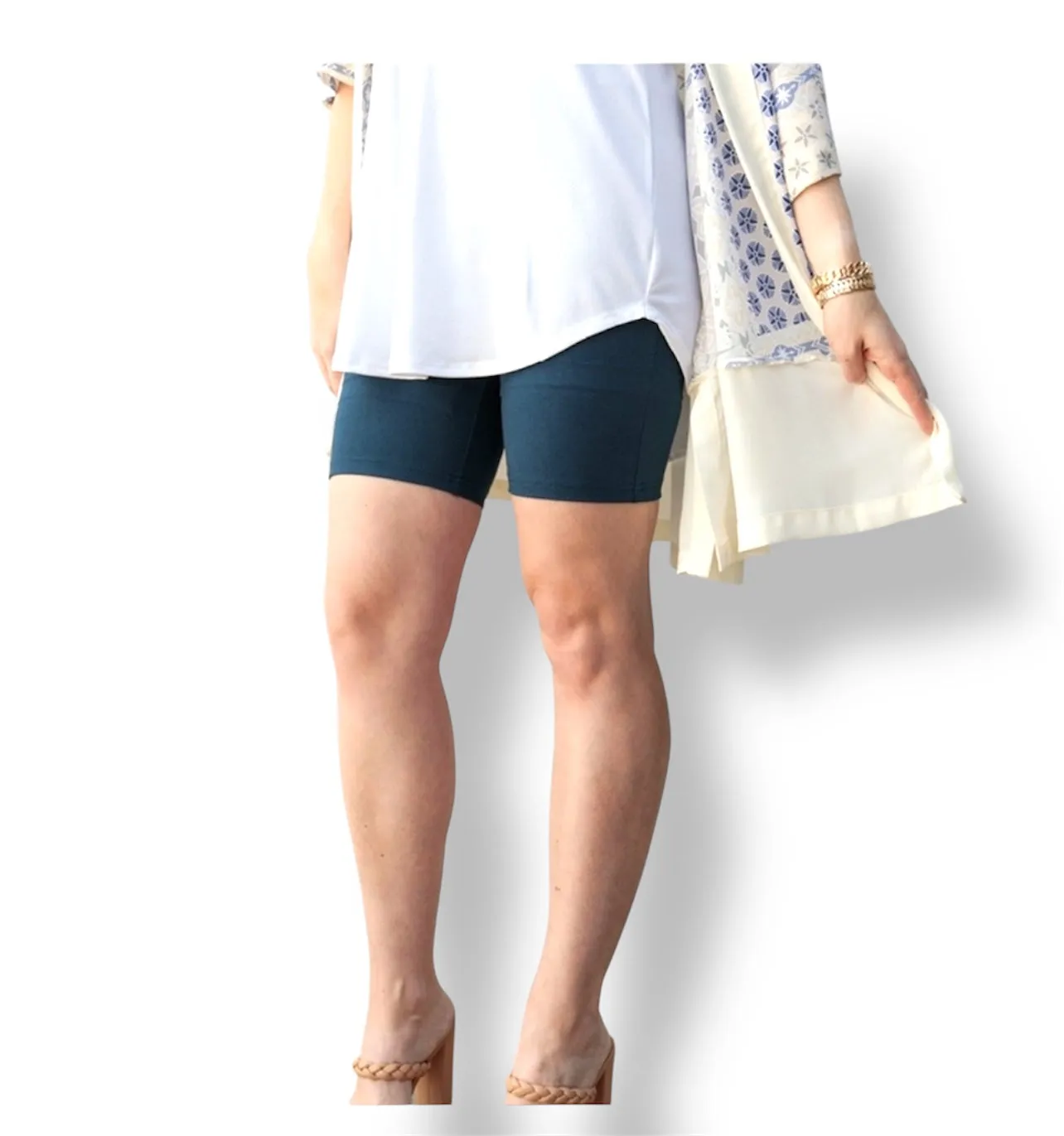 Biker Shorts - Purple Wash