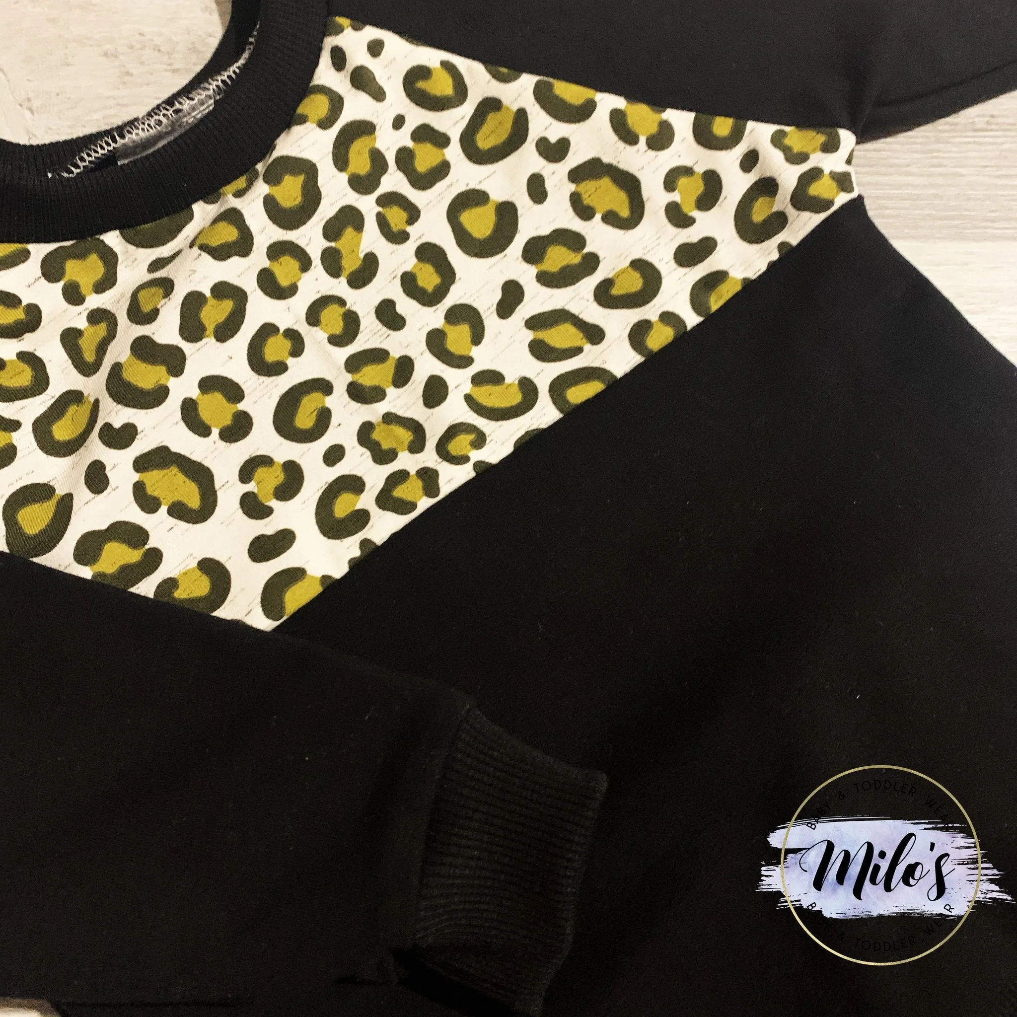 Black Leopard Sweater