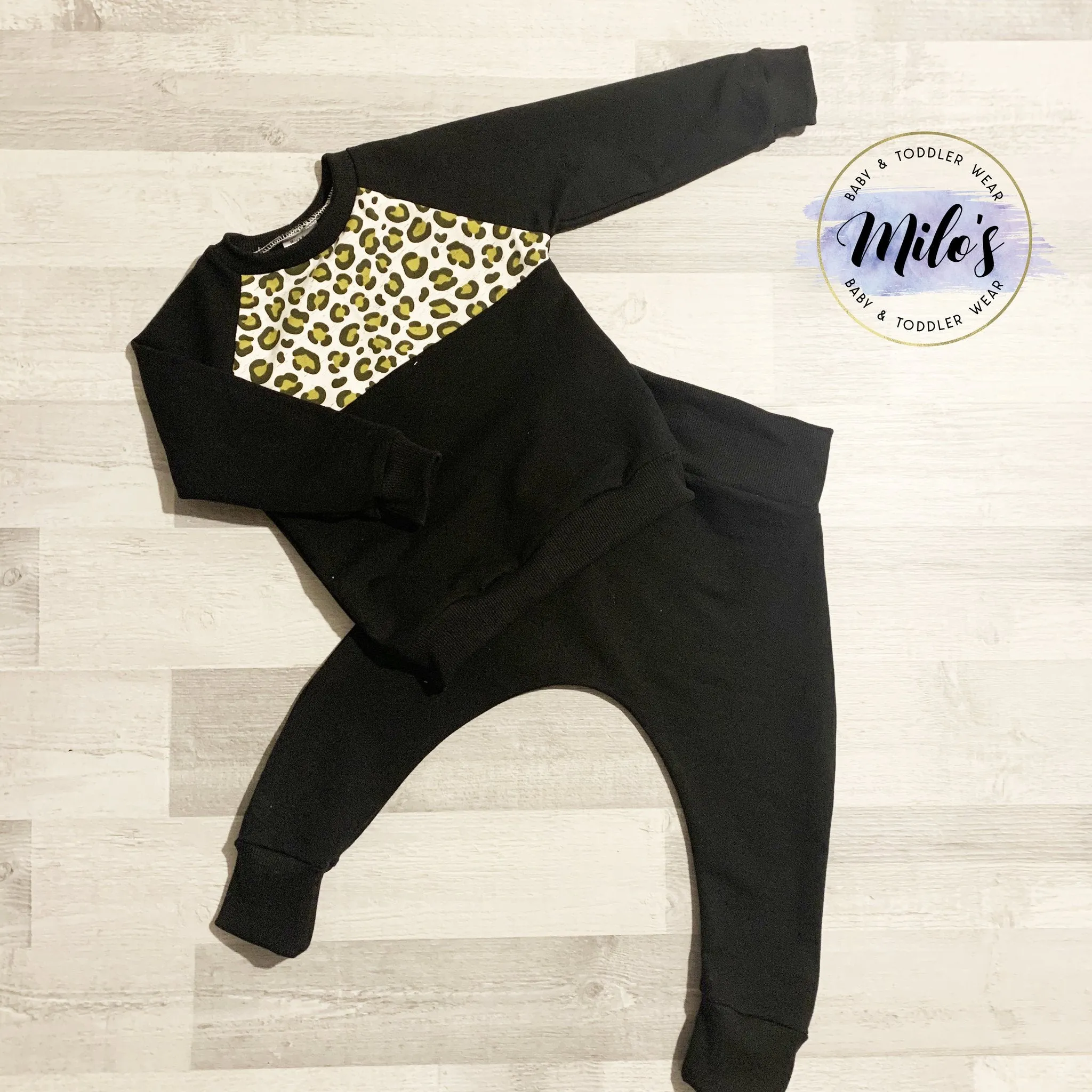 Black Leopard Sweater