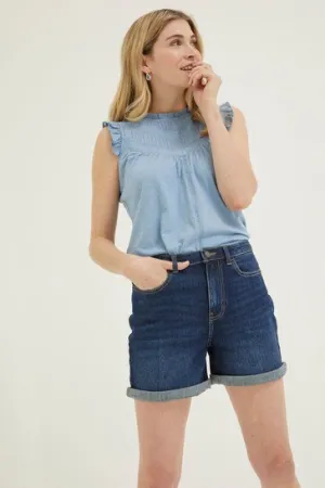 Blue Darley Denim Shorts