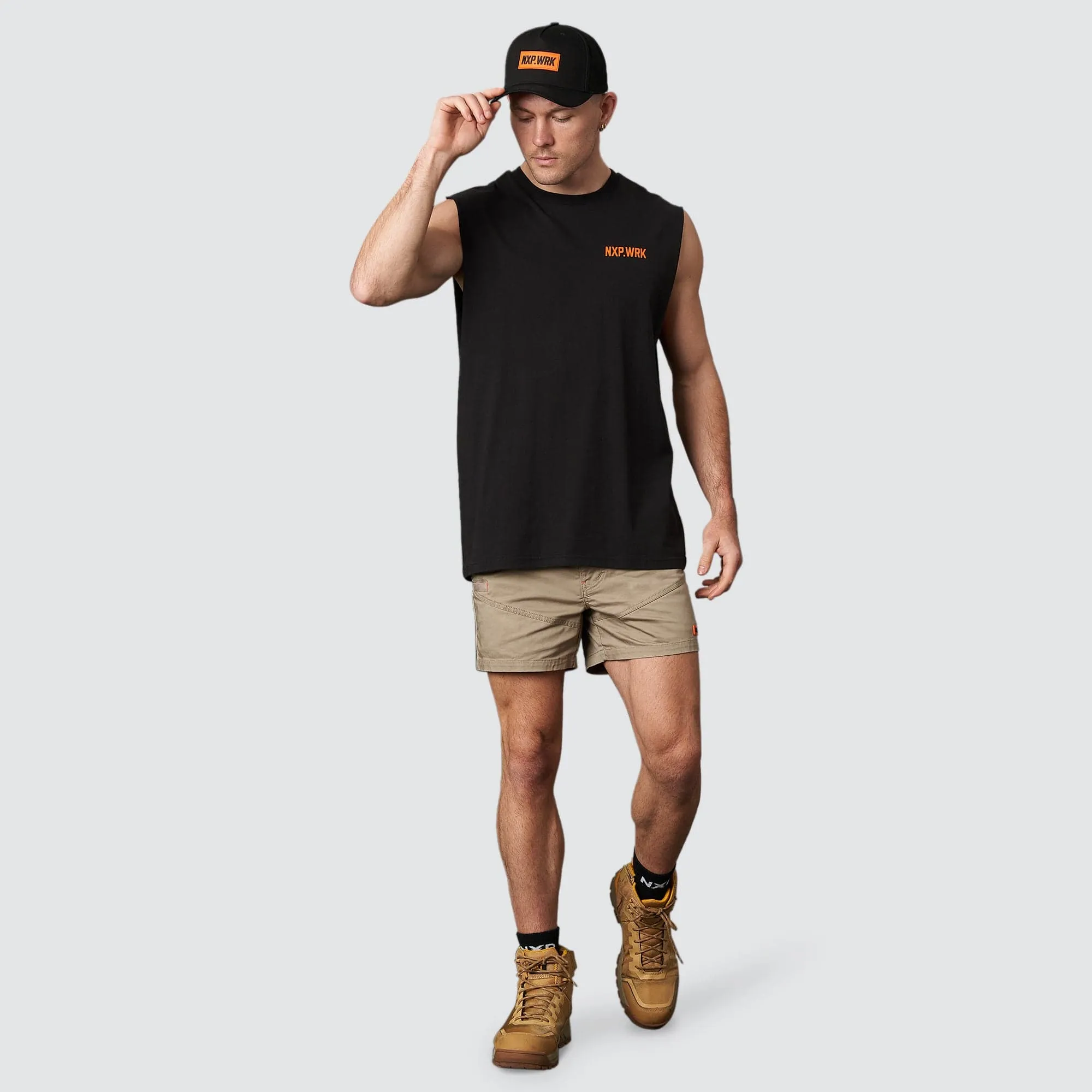 Blueprint Relaxed Muscle Tee Solid Black