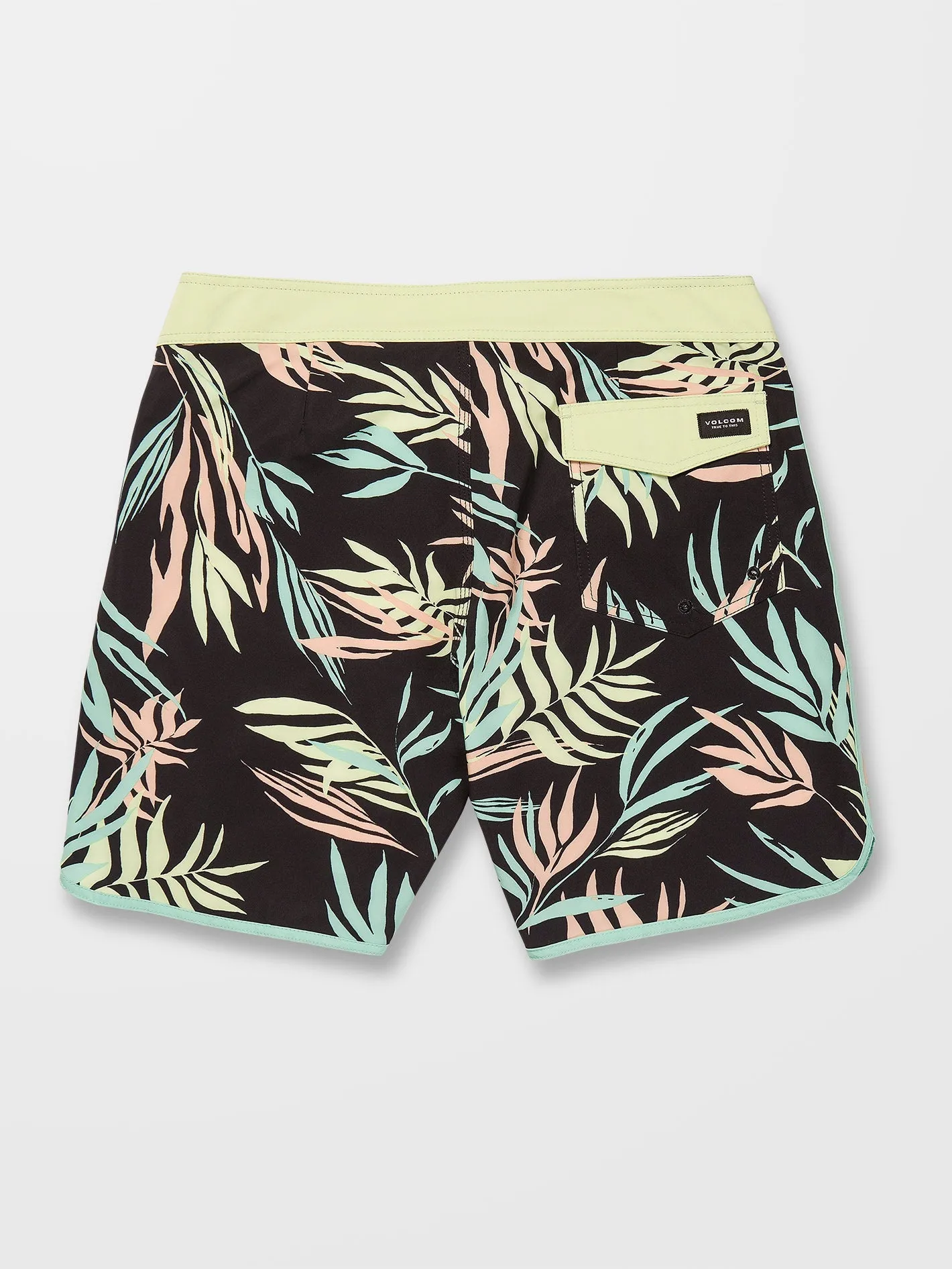 Boardshort Bleeding Leaf Mod 18" - BLACK