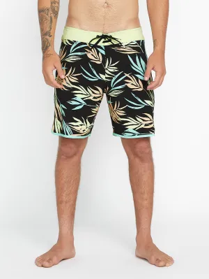 Boardshort Bleeding Leaf Mod 18" - BLACK