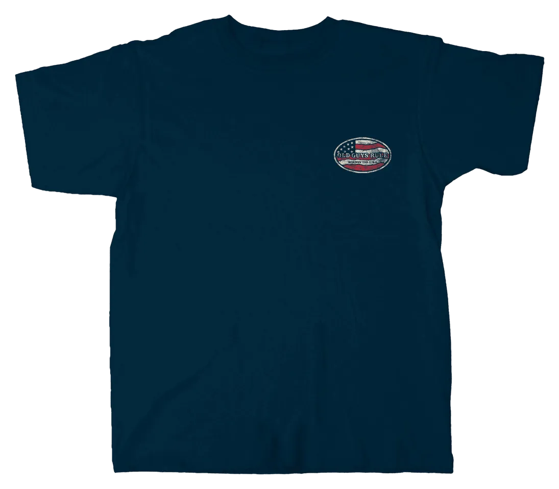 Born In The USA T-Shirt - Navy - OG33