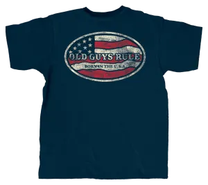 Born In The USA T-Shirt - Navy - OG33