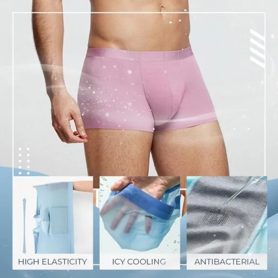 Boxer Briefs Breathable Ice Silk