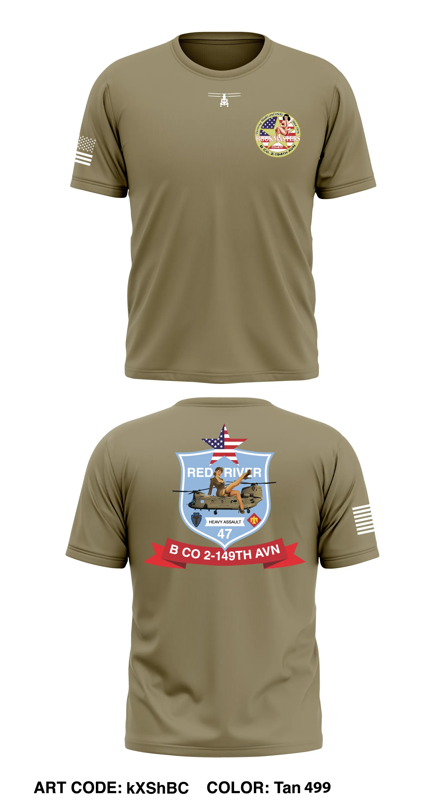 Bravo Company 2-149th Aviation Core Men's SS Performance Tee - kXShBC