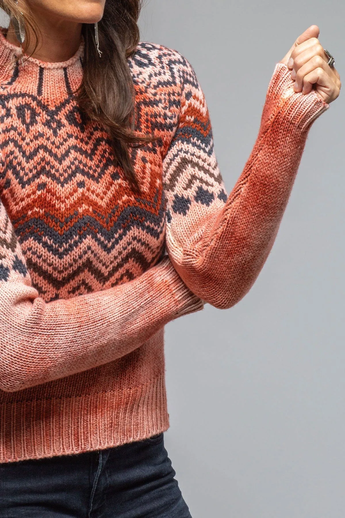 Cabin Sweater In Rust