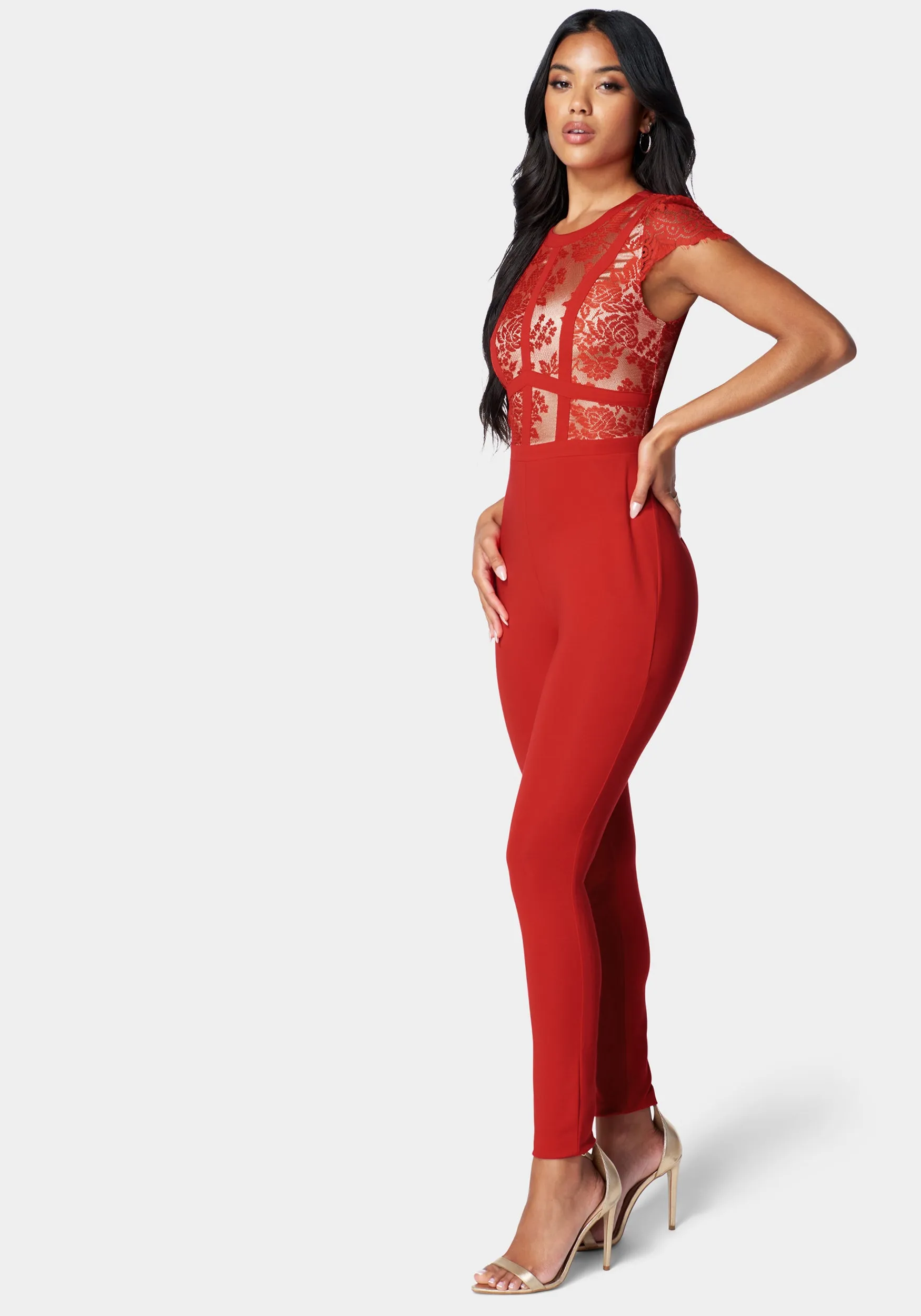 Caged Lace Catsuit