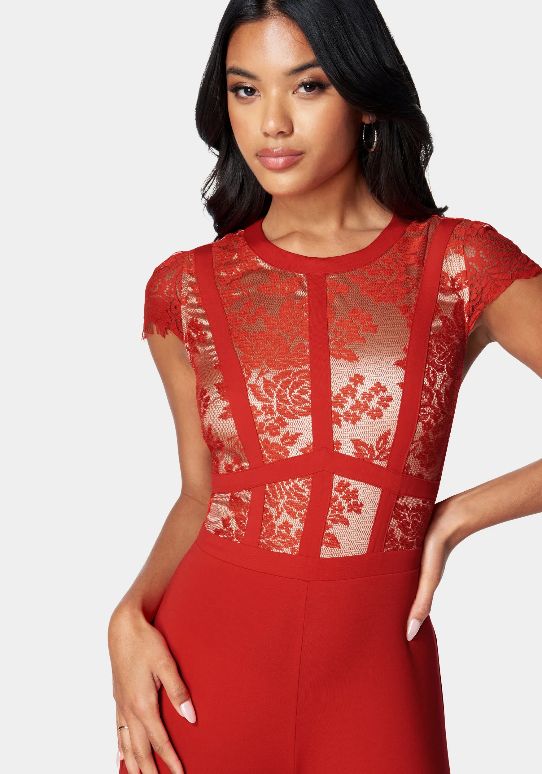 Caged Lace Catsuit