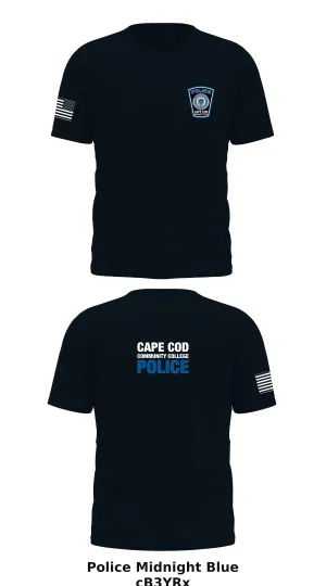 Cape Cod Community College Police Department Store 1 Core Men's SS Performance Tee - cB3YRx