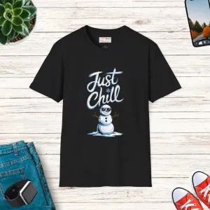 Chill Snowman Unisex Tee for Casual Comfort