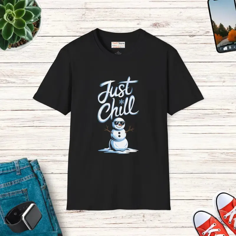 Chill Snowman Unisex Tee for Casual Comfort