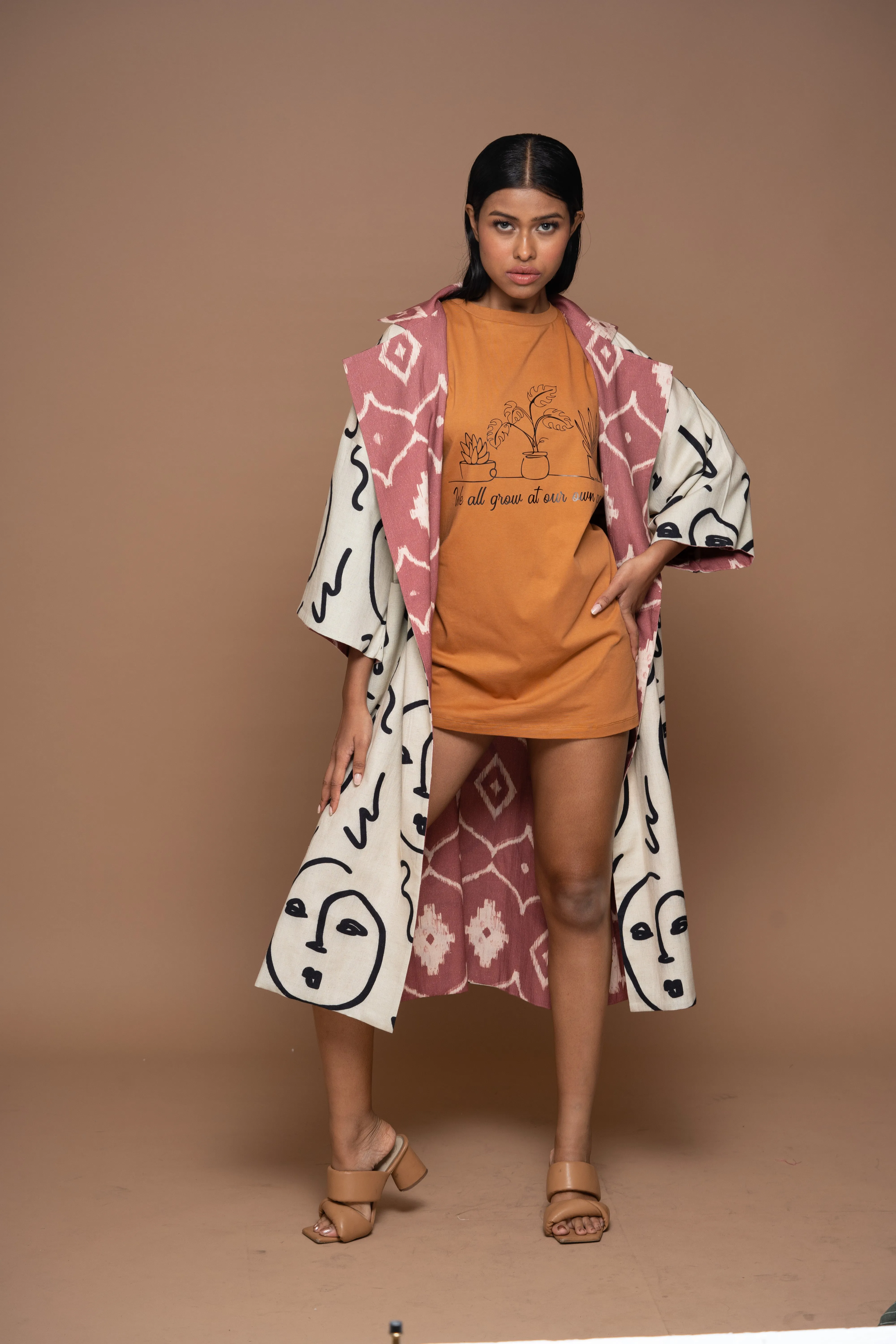 Chimera Reversible Long Trench Coat