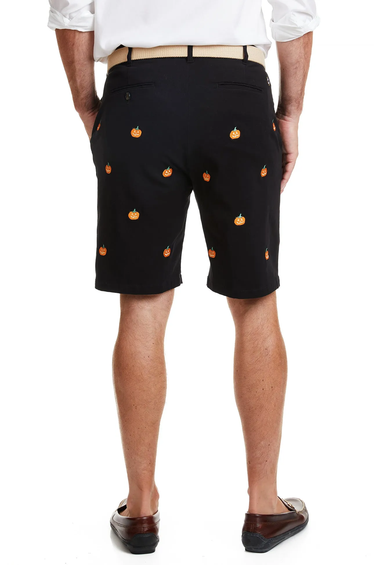 Cisco Short Stretch Twill Black with Jack O'Lantern