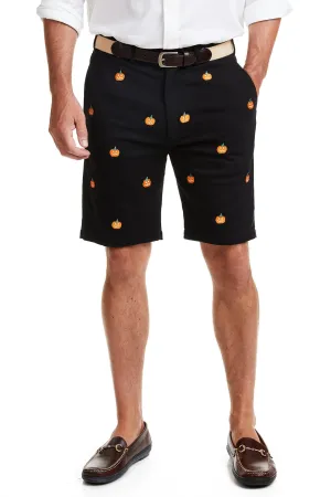 Cisco Short Stretch Twill Black with Jack O'Lantern